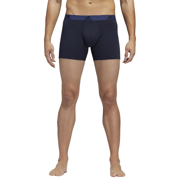 ADIDAS Men's Performance Stretch Cotton Boxers, 3-Pack