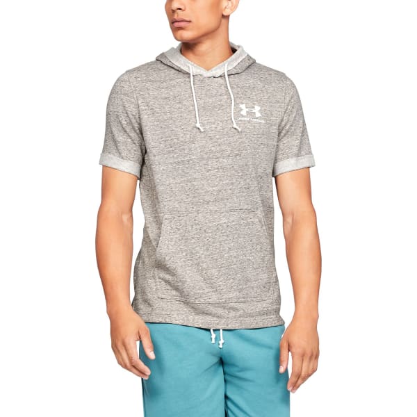 UNDER ARMOUR Men's Sportstyle Terry Short-Sleeve Hoodie