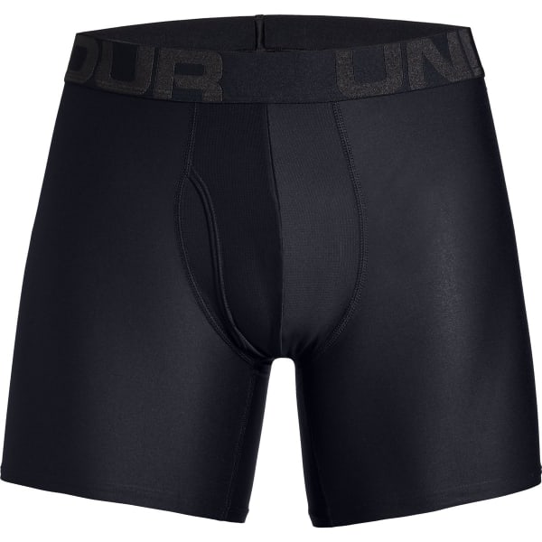 UNDER ARMOUR Men's Tech 6 in. Boxerjock Boxer Briefs, 2-Pack