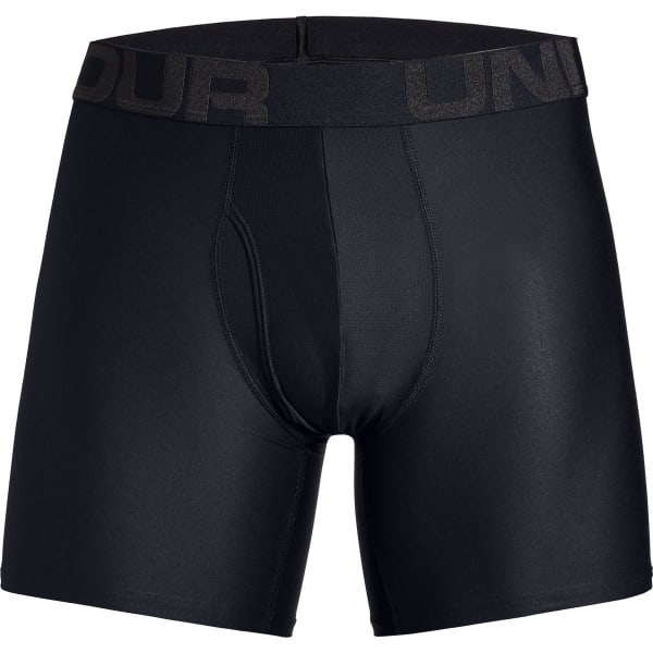 UNDER ARMOUR Men's Tech 6 in. Boxerjock Boxer Briefs, 2-Pack