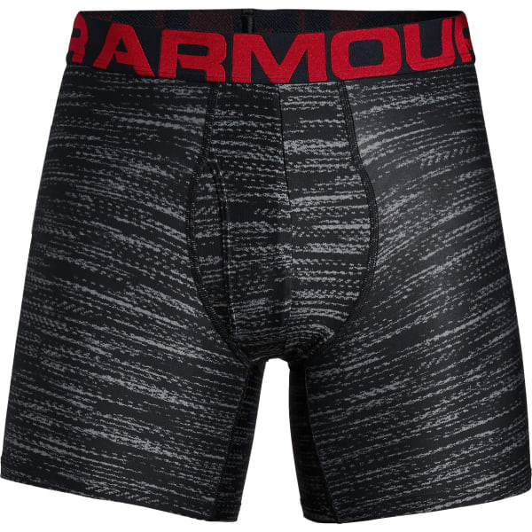 UNDER ARMOUR Men's Tech 6 in. Boxerjock Novelty Boxers, 2-Pack