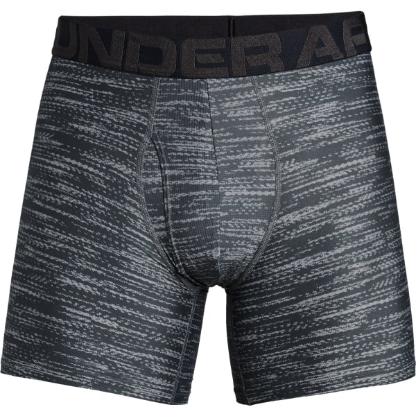 UNDER ARMOUR Men's Tech 6 in. Boxerjock Novelty Boxers, 2-Pack