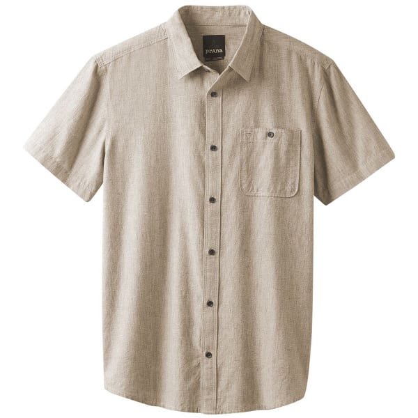 PRANA Men's Jaffra Woven Short-Sleeve Shirt