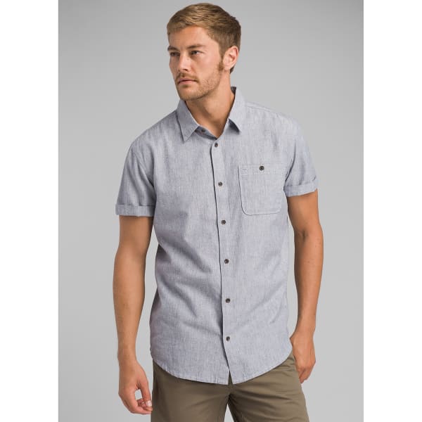 PRANA Men's Jaffra Woven Short-Sleeve Shirt