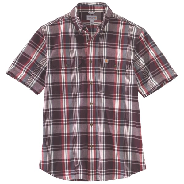 CARHARTT Men's 103553 Fort Plaid Short-Sleeve Shirt