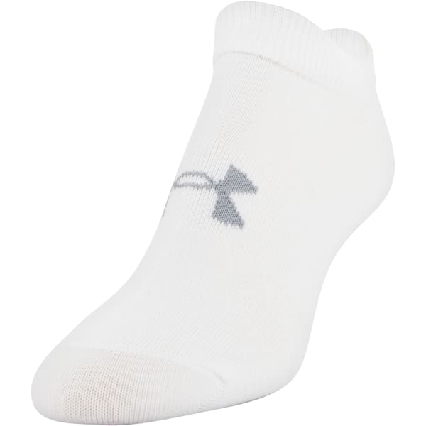 UNDER ARMOUR Women's Essential No Show Socks, 6-Pack