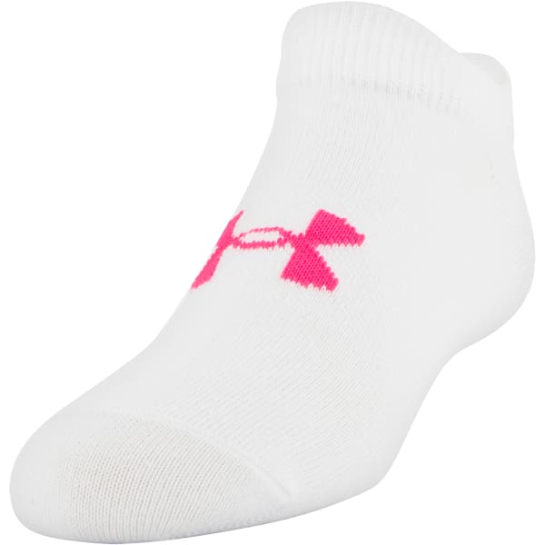 UNDER ARMOUR Girls' Essential No Show Socks, 6-Pack - Eastern Mountain ...