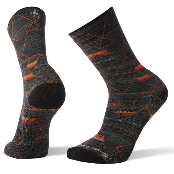 SMARTWOOL Men's PhD Outdoor Light Margarita Mash-Up Print Crew Socks