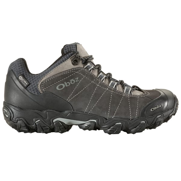 OBOZ Men's Bridger Low B-Dry Waterproof Hiking Shoes, Wide