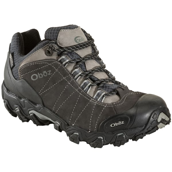 OBOZ Men's Bridger Low B-Dry Waterproof Hiking Shoes, Wide