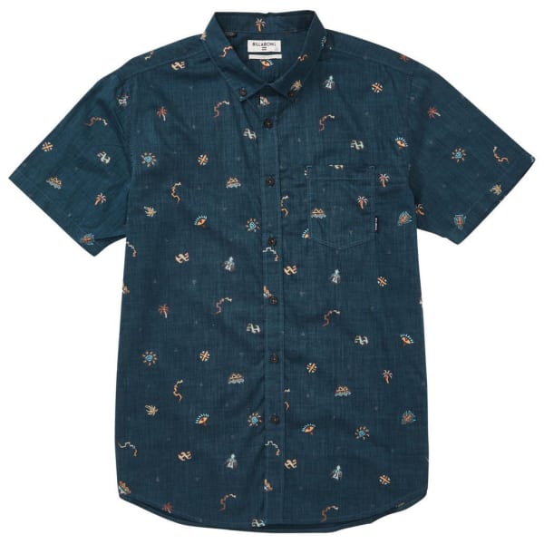 BILLABONG Guys' Sundays Mini Short-Sleeve Shirt