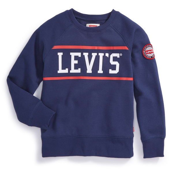 LEVI'S Big Boys' Cory Fleece Long-Sleeve Pullover - Eastern Mountain Sports