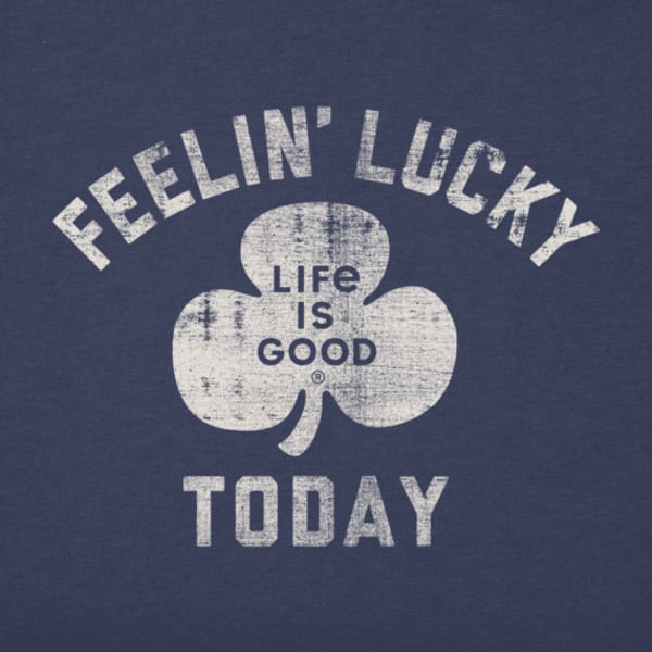 LIFE IS GOOD Women's Feelin' Lucky Today Crusher Tee