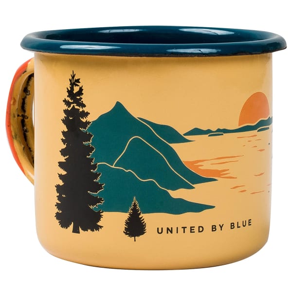 UNITED BY BLUE Enamel Steel Mug