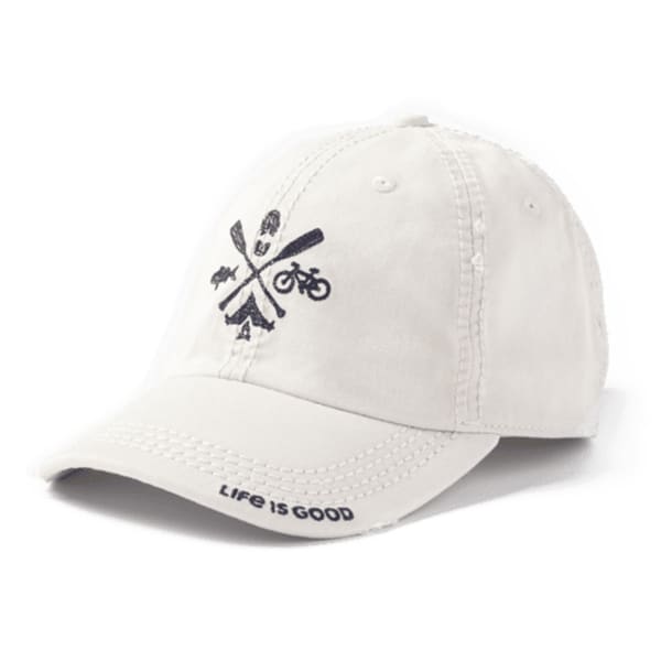 LIFE IS GOOD Men's Outdoors and Oars Sunwashed Chill Cap