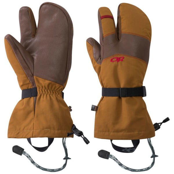 OUTDOOR RESEARCH Men's Highcamp 3-Finger Gloves