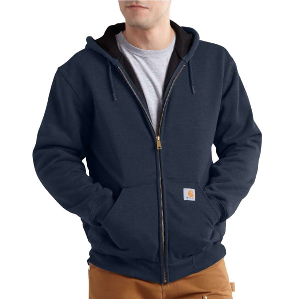 CARHARTT Men's Rain Defender Rutland Hooded Zip-Front Sweatshirt, Extended Sizes