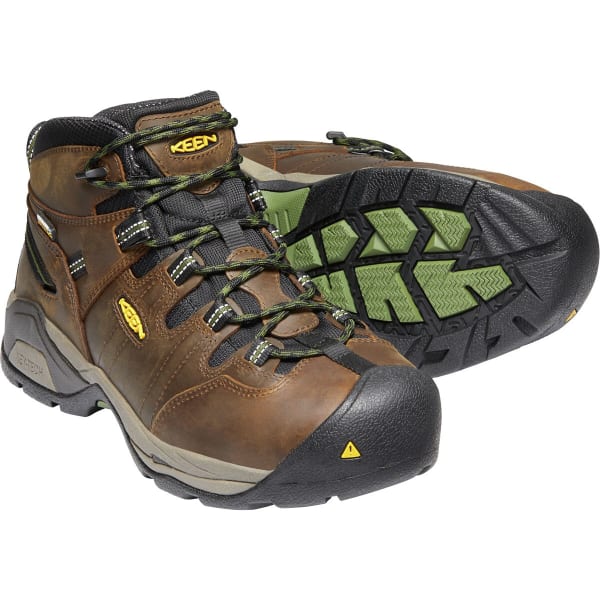 KEEN Men's Detroit XT Mid Steel Toe Waterproof Work Boots - Eastern ...