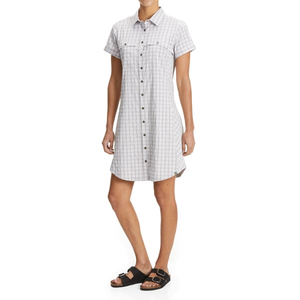 EMS Women's Journey Woven Short-Sleeve Shirt Dress