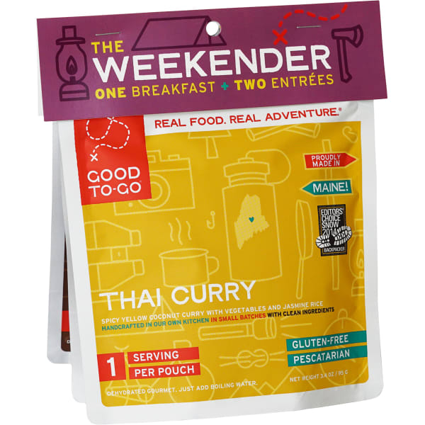 GOOD TO-GO Purple Weekender: Thai Curry, Granola, Mexican Quinoa Bowl, 3-Pack