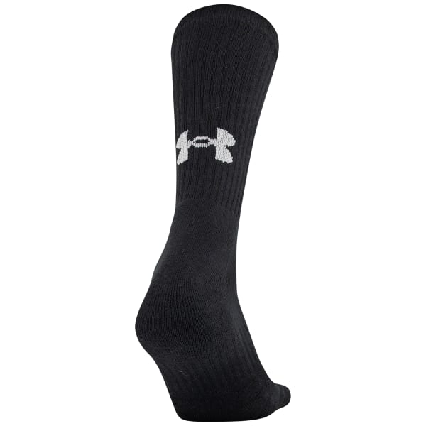 UNDER ARMOUR Boys' Cotton Training Crew Socks, 6 Pack