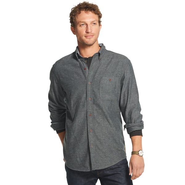 G.H. BASS & CO. Men's Solid Fireside Flannel Shirt