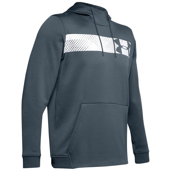 UNDER ARMOUR Men' Bar Logo Pullover Hoodie