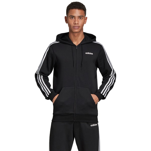 ADIDAS Men's Essentials 3-Stripe Fleece Hoodie