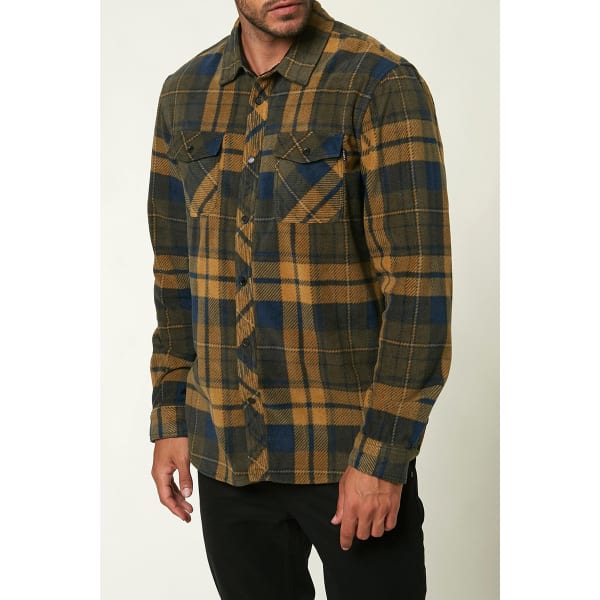 O'NEILL Men's Glacier Plaid Long-Sleeve Shirt