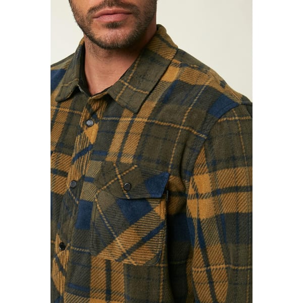 O'NEILL Men's Glacier Plaid Long-Sleeve Shirt