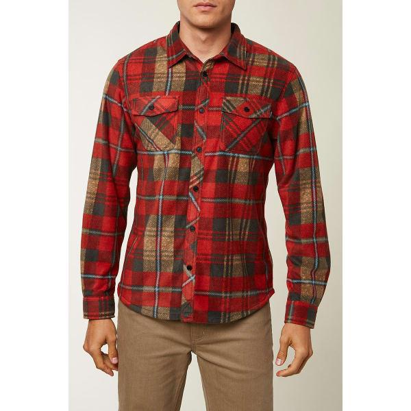 O'NEILL Men's Glacier Plaid Long-Sleeve Shirt