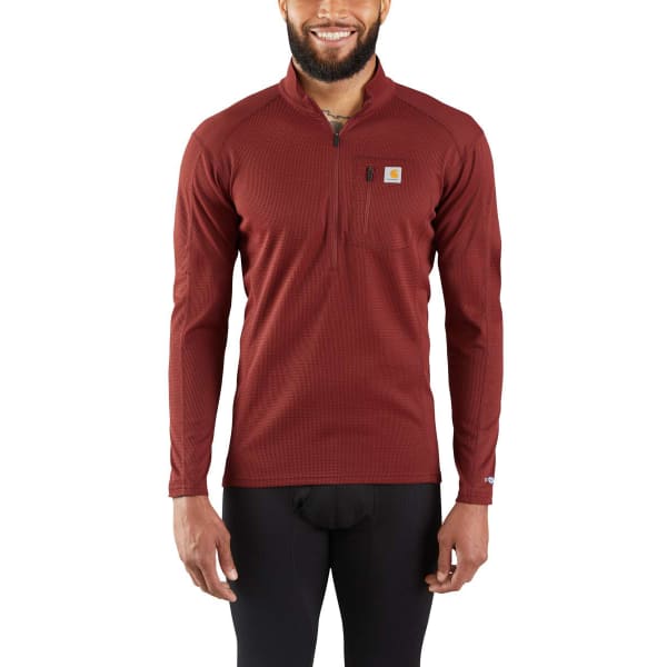 CARHARTT Men's Base Force Midweight Tech Quarter Zip Base Layer