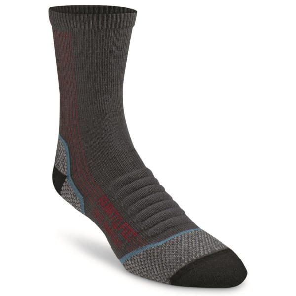 FARM TO FEET Men's Damascus 3/4 Crew Lightweight Technical Trail Socks