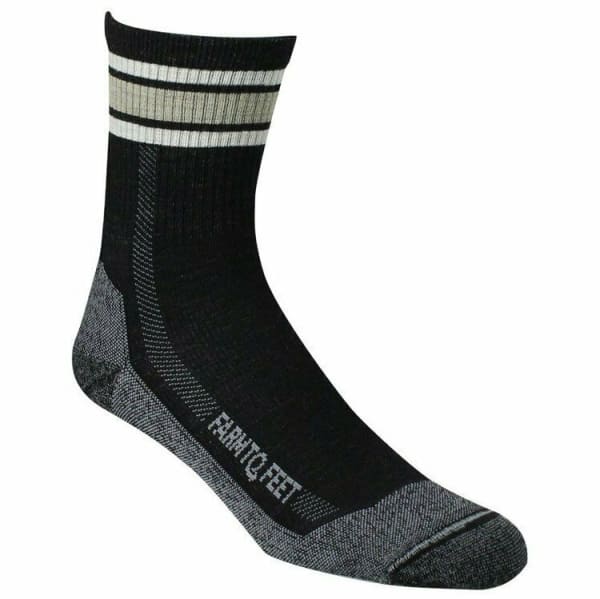 FARM TO FEET Men's North Conway 3/4 Crew Lightweight Technical Trail Socks