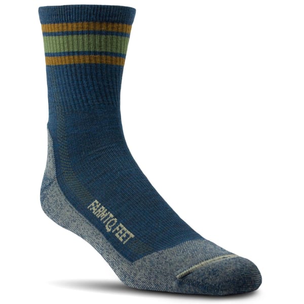 FARM TO FEET Men's North Conway 3/4 Crew Lightweight Technical Trail Socks