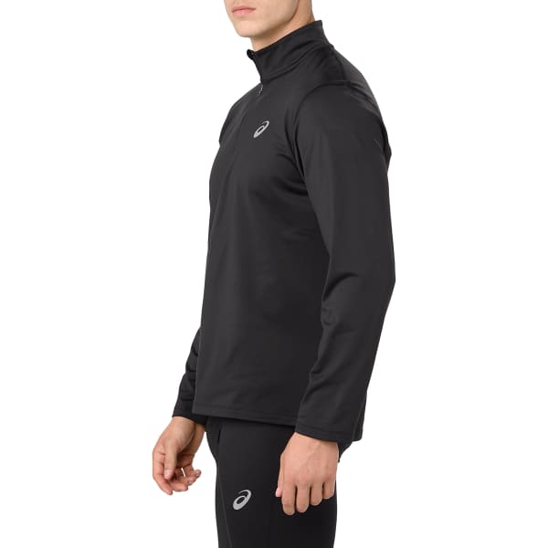 ASICS Men's Silver Winter 1/2-Zip Top