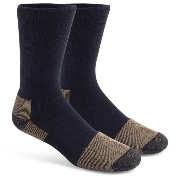 FOX RIVER Steel Toe Lightweight Crew Socks, 2-Pack