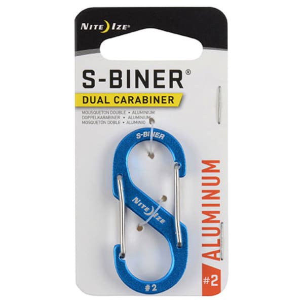 NITE IZE S-Biner Size 2 Aluminum Dual Carabiner