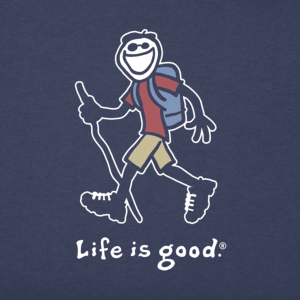 LIFE IS GOOD Men's Hiking Jake Vintage Crusher Tee