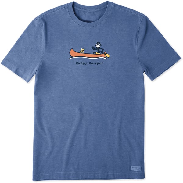 LIFE IS GOOD Men's Vintage Crusher Happy Camper Tee - Eastern