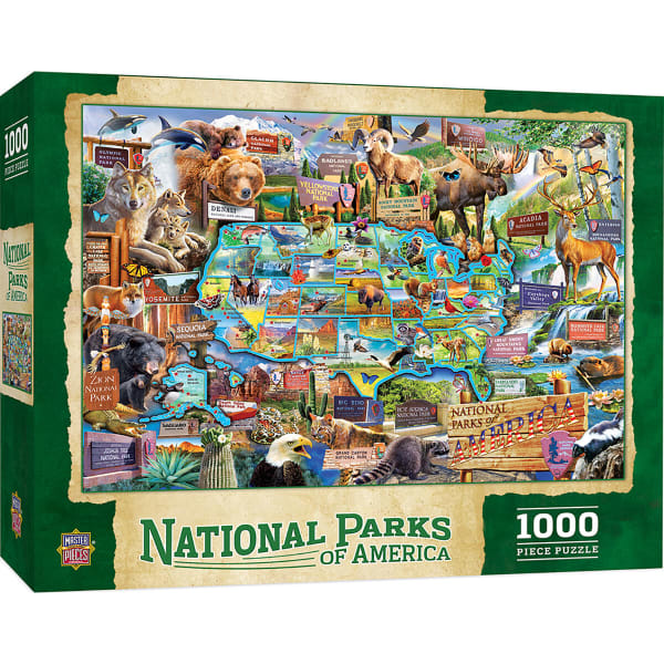 MASTERPIECES PUZZLE CO. National Parks of America 1,000 Piece Puzzle