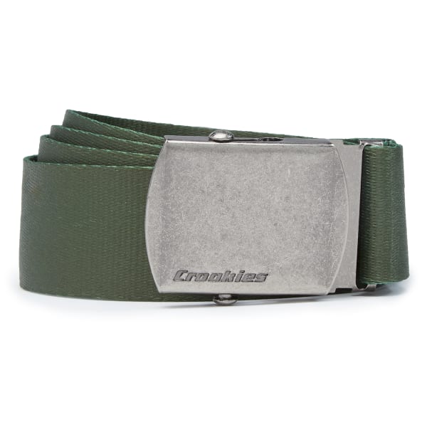 CROAKIES Men's Artisan 2 Military Buckle Belt