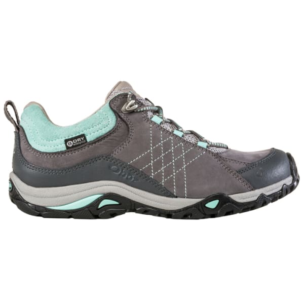 OBOZ Women's Sapphire Low B-Dry Waterproof Hiking Shoes, Wide