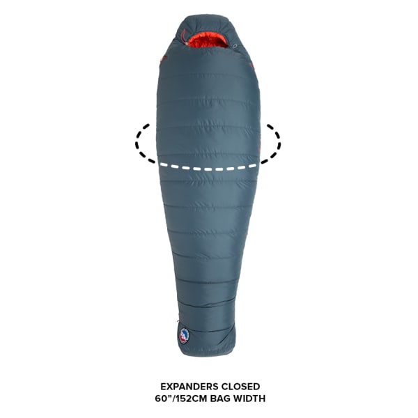 BIG AGNES Torchlight 20 Sleeping Bag, Long