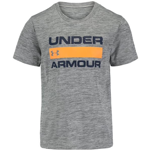 UNDER ARMOUR Little Boys' Short-Sleeve Twist HeatGear Logo Graphic Tee