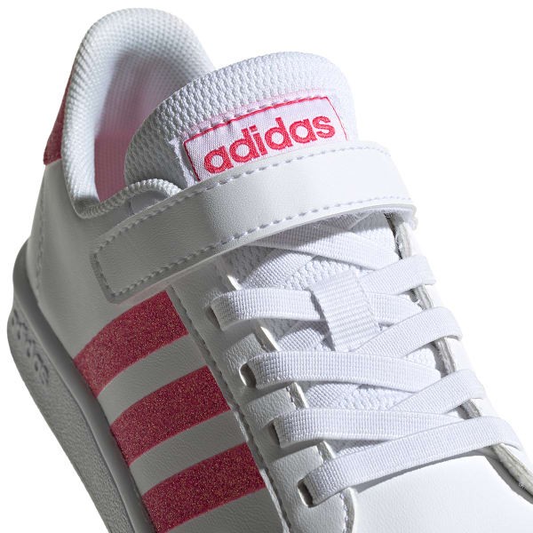 ADIDAS Girls' Grand Court Leather Sneaker