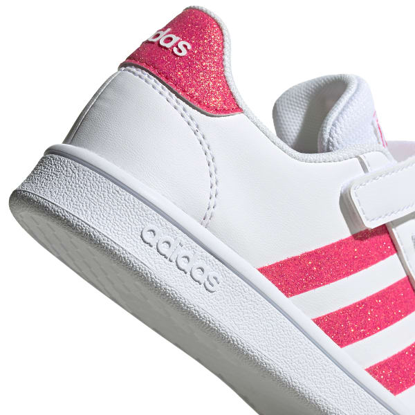 ADIDAS Girls' Grand Court Leather Sneaker