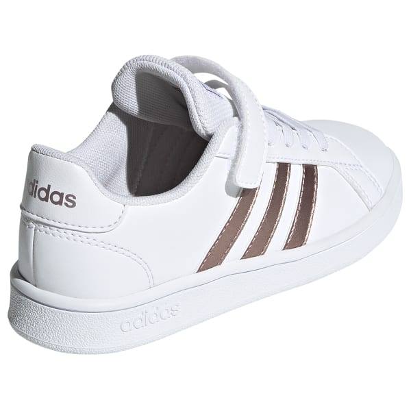 ADIDAS Girls' Grand Court Leather Sneaker