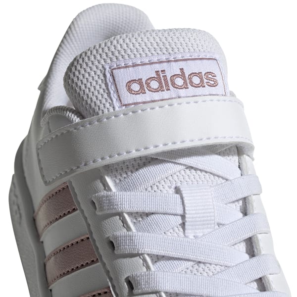 ADIDAS Girls' Grand Court Leather Sneaker