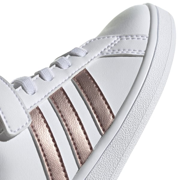 ADIDAS Girls' Grand Court Leather Sneaker